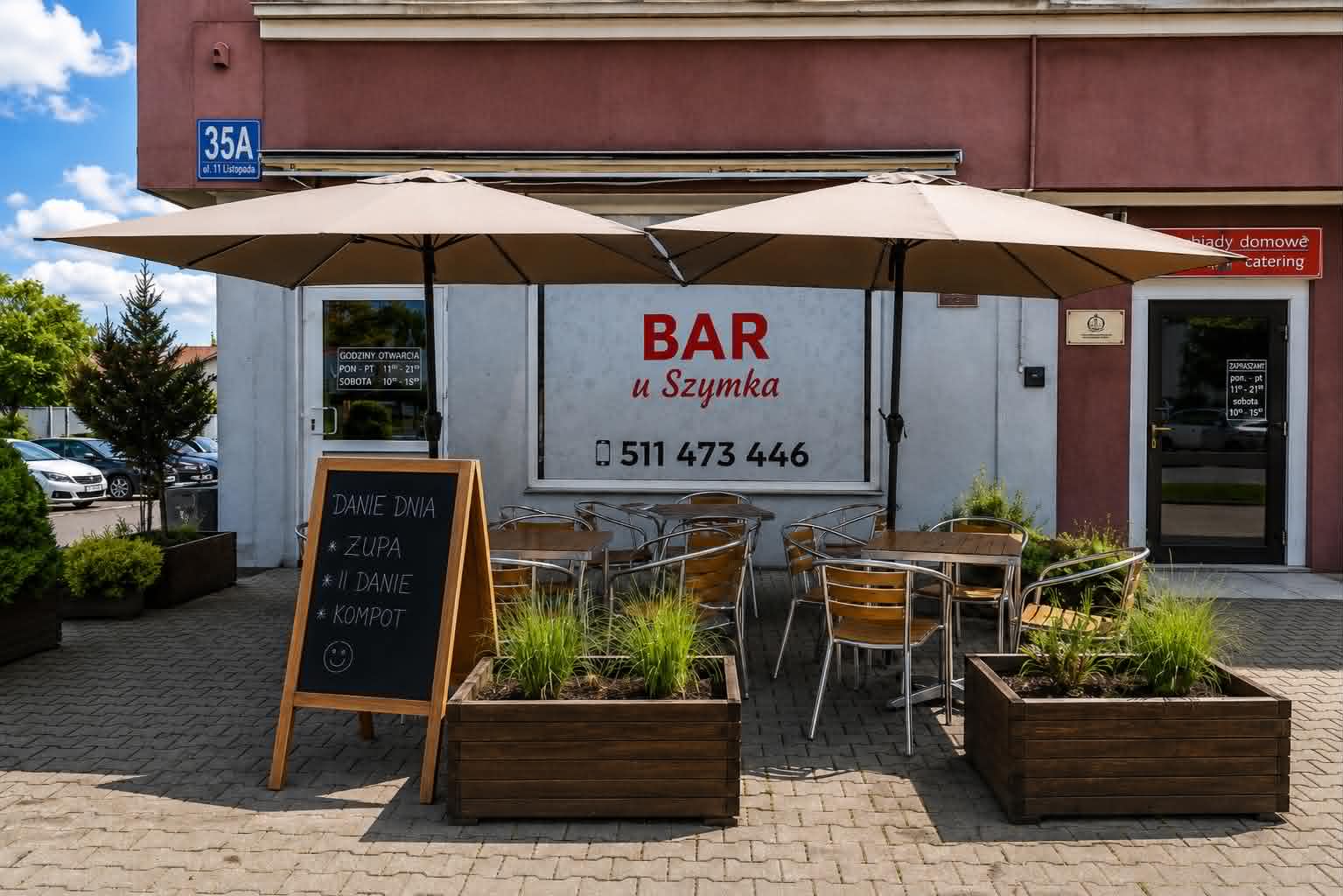 Bar u Szymka, lokal w Siemiatyczach